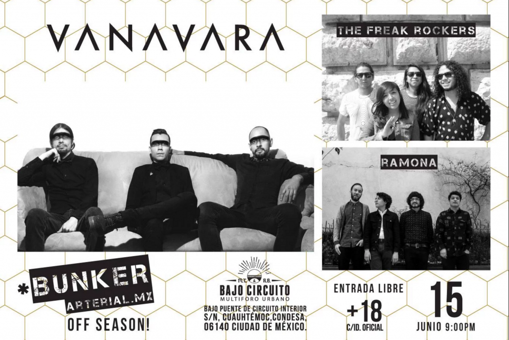 the freak rockers - ramona - vanavara - radioalternativo promocion